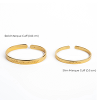 Engrave your own Marque Cuff