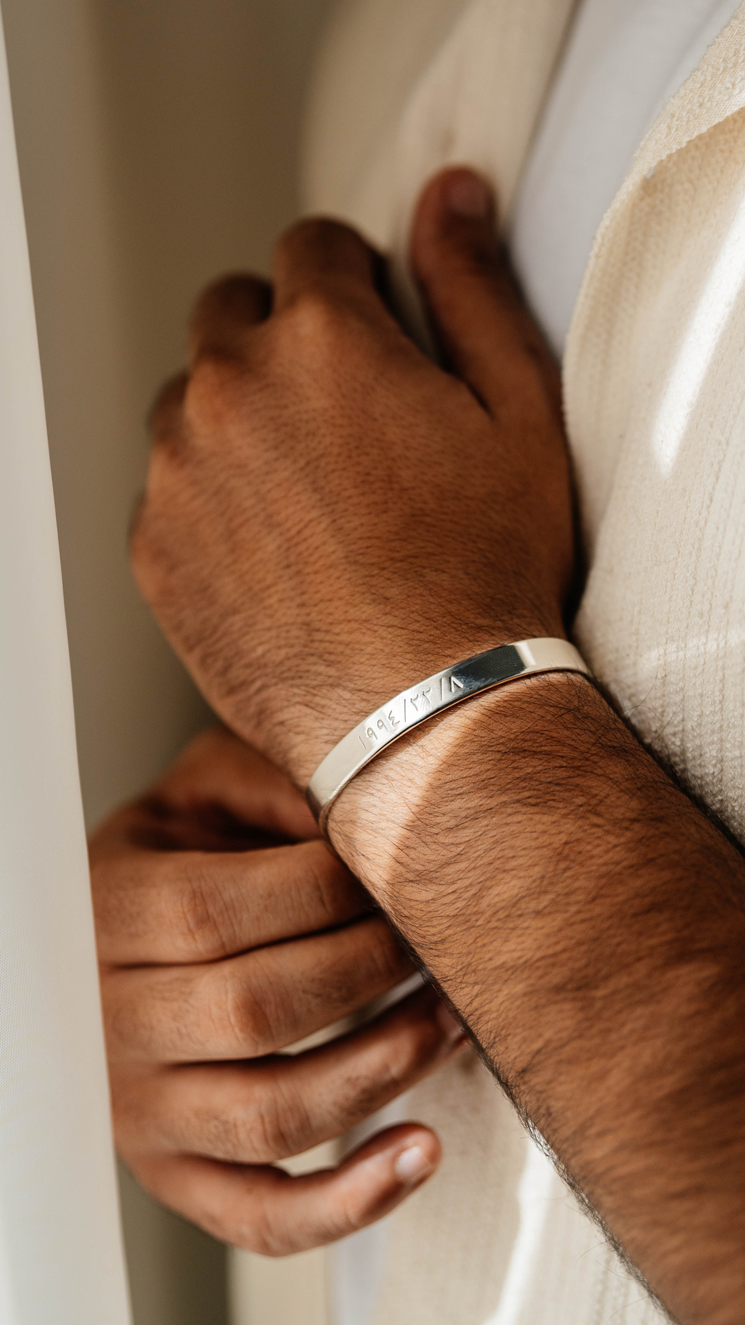 Arabic Date Marque Cuff