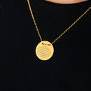 Ayatal Kursi Lune Necklace