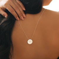 Arabic Date Lune Necklace